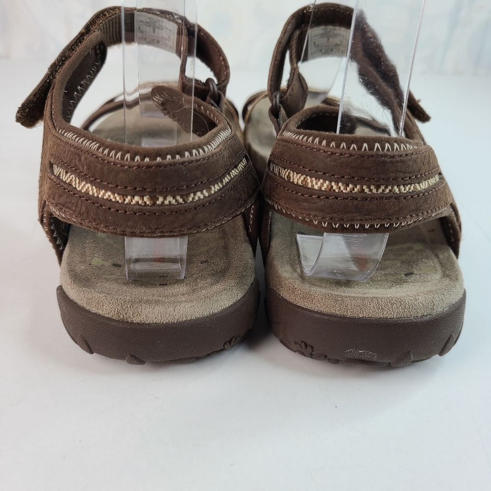 Merrell Terran Cross II brown and cream strappy active sandals women's Sz 10 - Picture 6 of 13